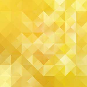 黄色格子马赛克背景，创意设计模板