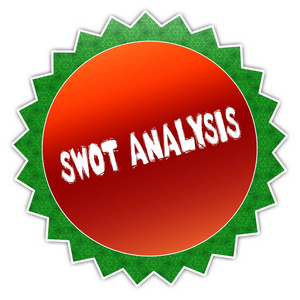 向日葵徽章与 Swot 分析文本