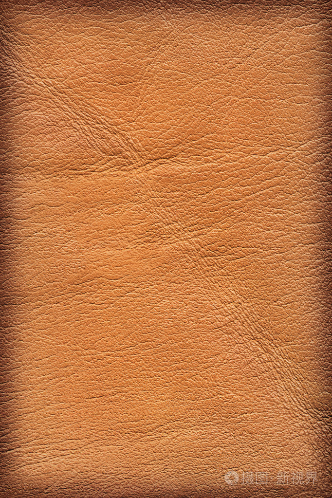 老茶黄牛皮折痕脱落皱巴巴的小插图 grunge 纹理样本