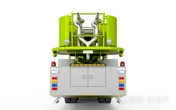 绿色黄色救火车回来查看