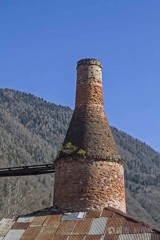 在意大利的老石灰窑