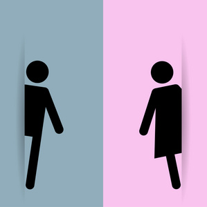 女厕所男 女厕所,洗手间符号图标女厕所女厕所尿急墙上的女厕所标志男