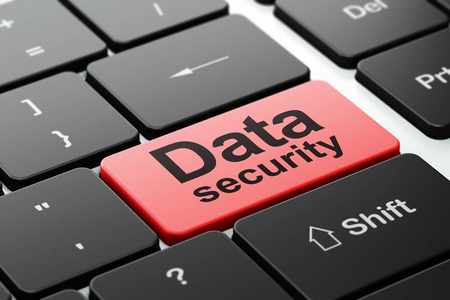 隐私权的概念 数据安全计算机键盘背景