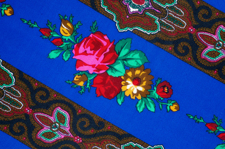 织物丝绸的自然纹理。细的 强的 软的 有光泽的纤维由蚕做茧和收集，使线程和织物