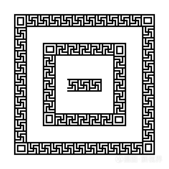 卍框架集插画-正版商用图片0f9sc0-摄图新视界