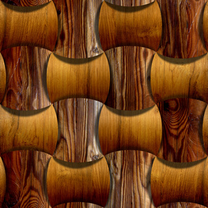 抽象的木制镶板无缝背景异木