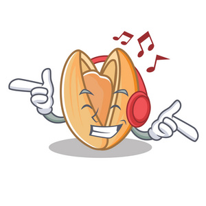 卡通开心果图片