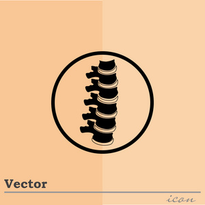 人体脊柱图标