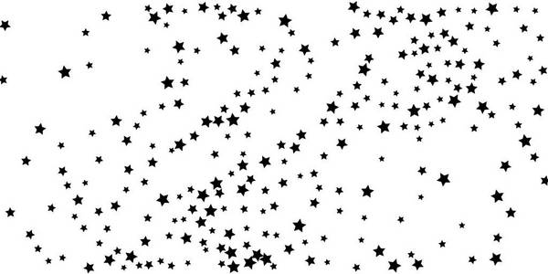 抽象的飞纸屑明星。下落的星背景