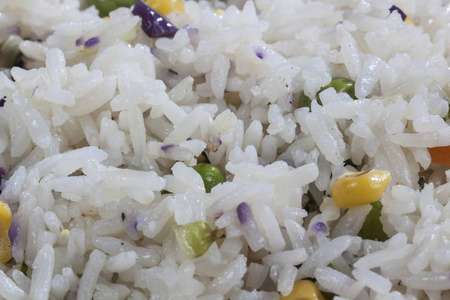 大米食品背景单位隔离
