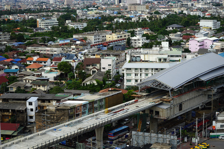 天空列车建设图片