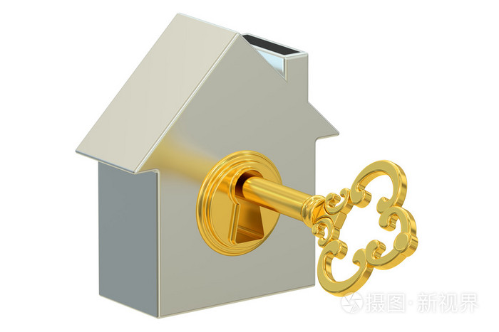 家里的钥匙3d渲染