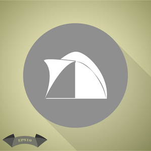 旅游帐篷图标