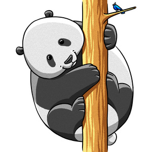 胖熊漫画保镖可爱的卡通可爱胖熊猫熊图照片