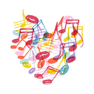 可爱音符图片-可爱音符素材-可爱音符插画-摄图新视界