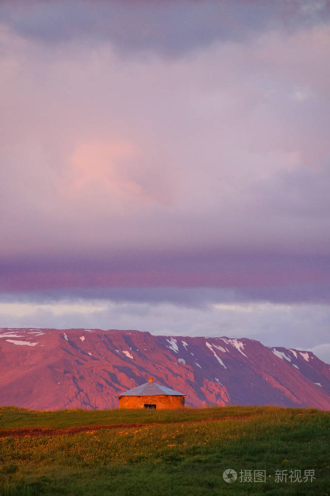 美丽的风景，冰岛米湖附近
