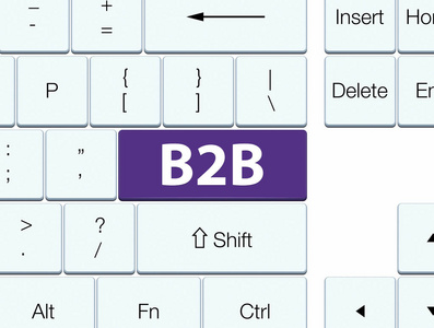 B2b 紫色键盘按钮