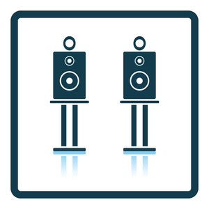 音频系统扬声器图标