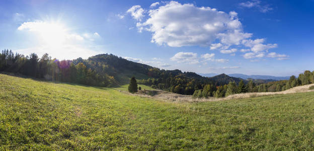 Beskid Sadecki 山脉波兰喀尔巴阡山