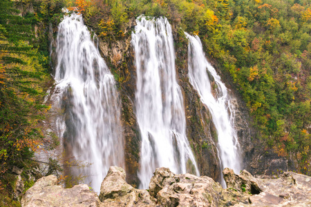 瀑布, 十六国家公园, 克罗地亚