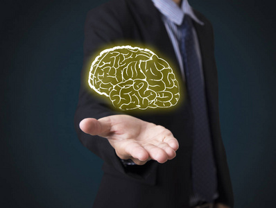 灯泡灵感触发创意抽象图标照片