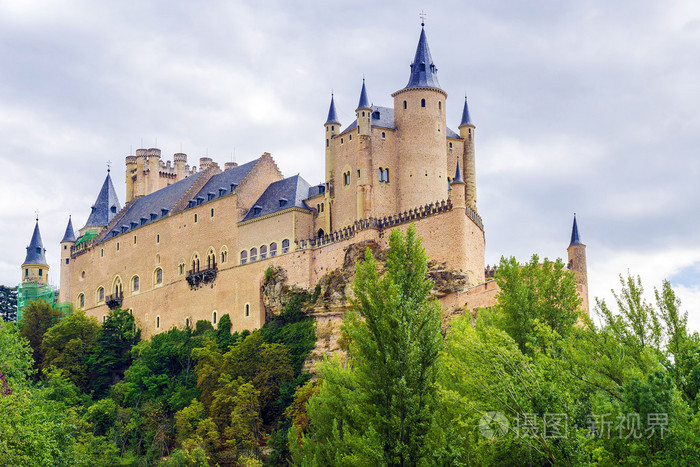 塞戈维亚-宫殿和城堡西班牙国王的城堡