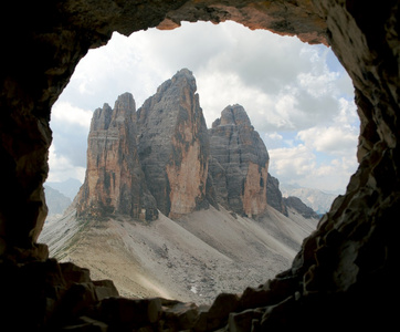 让我们梦想着 Zinnen 或 Tre 犯罪 di Lavaredo Dolomiten 山