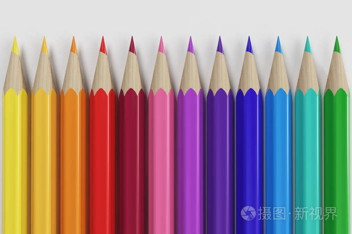彩色铅笔行