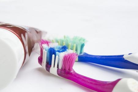 牙刷膏卫生健康牙科牙医概念