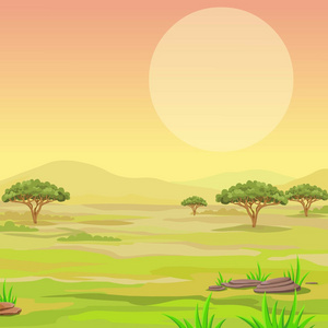 草原全景图图片