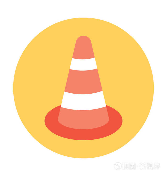 交通锥矢量图标插画-正版商用图片0fcme3-摄图新视界