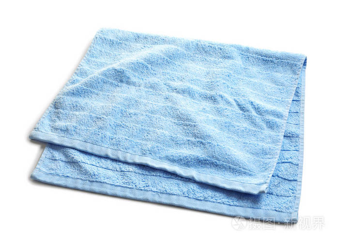 白色背景软毛毛巾