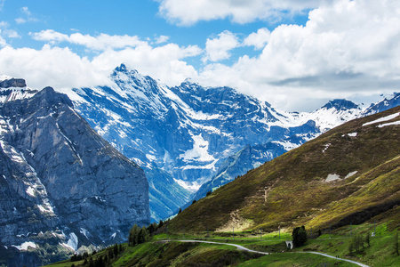 瑞士的小scheidegg