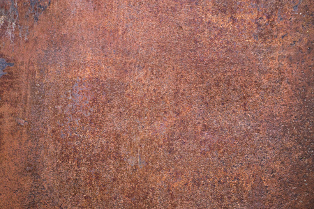 磨损深棕色生锈的金属纹理背景