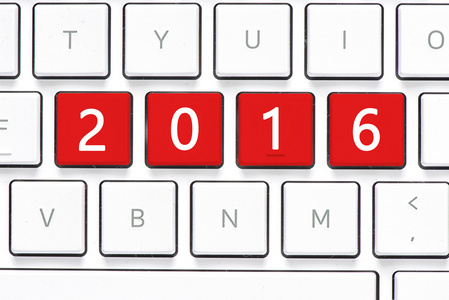 键盘与 2016年按钮