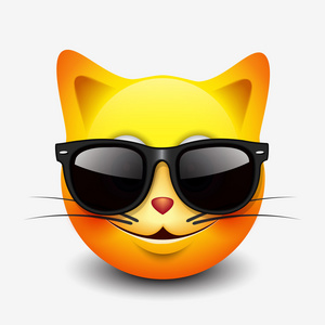 墨镜猫图片 墨镜猫素材 墨镜猫插画 摄图新视界