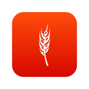 大麦穗形图标数字红色