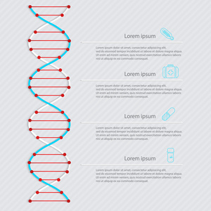 Dna 横幅信息图表