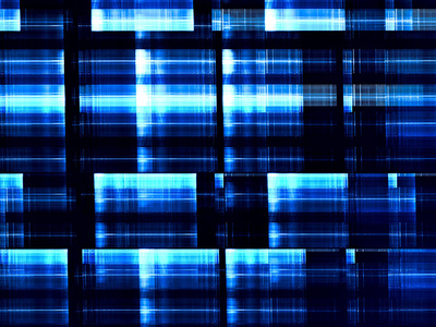 网格技术抽象数字生成图像