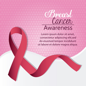 丝带乳腺癌癌症设计