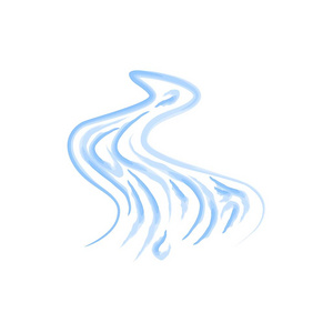 水彩河图片