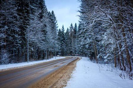 严寒冬日 roadswinter 路