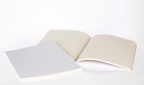 白色的空白目录照片