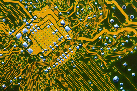 线路板芯片图片