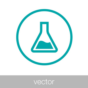 化学品图标图。实验室玻璃图标说明