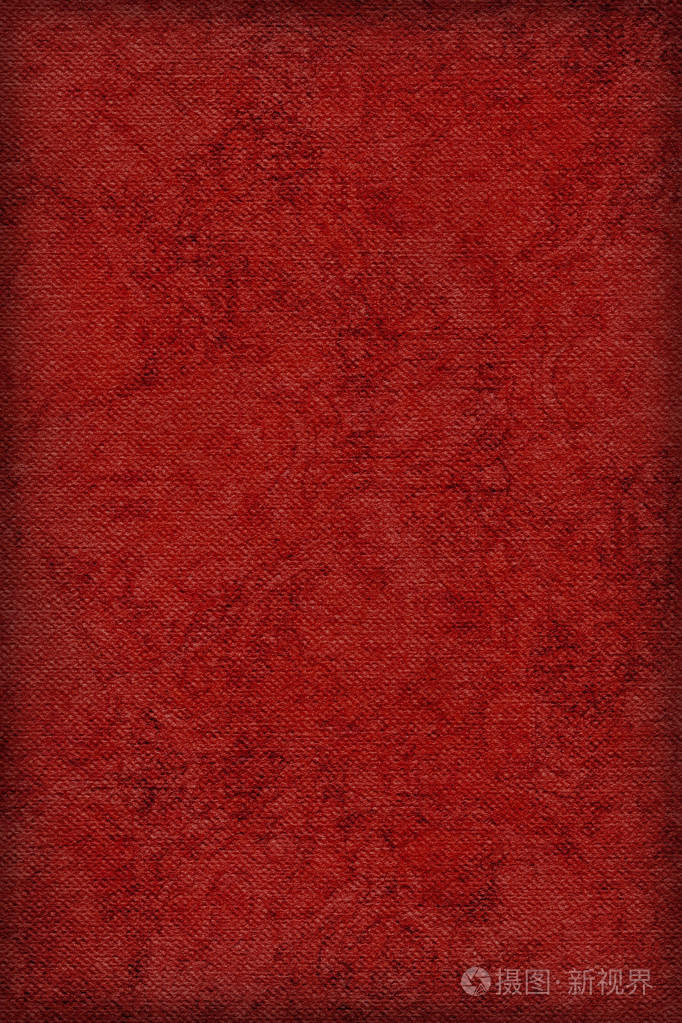 艺术家中国红漆的全棉帆布漂白 vignette grunge 纹理