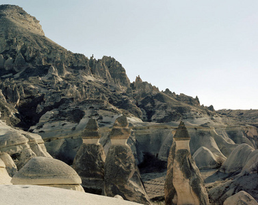 令人难以置信的岩石编队和景观在土耳其