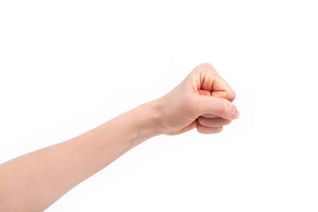 拳头冲孤立, 暴力, 武力, 侵略, 抗议, 攻击, 革命,手手势概念冲突