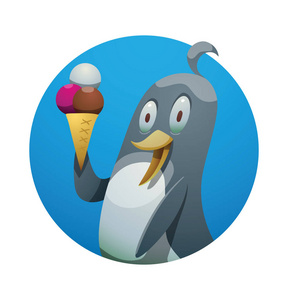 圆的框架, 滑稽的企鹅与冰淇凌