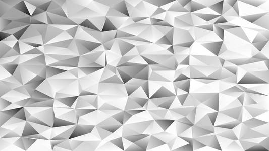 几何抽象混沌三角形图案背景从灰色三角形镶嵌矢量设计